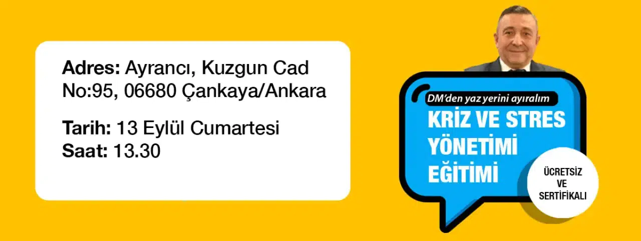 Novarge ve Angef'ten  Kriz ve Stres Yönetimi Eğitimi