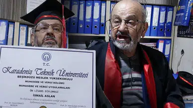 77 Yaşında Diplomasını Aldı