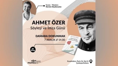 Ahmet Özer, “Damara Dokunmak” ile Okurlarıyla Buluşuyor