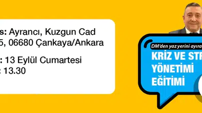 Novarge ve Angef'ten  Kriz ve Stres Yönetimi Eğitimi